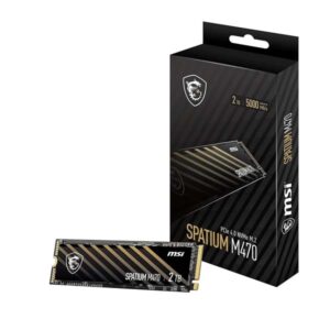 MSI SPATIUM M470 PCIe 4.0 NVMe M.2 2TB Internal SSD