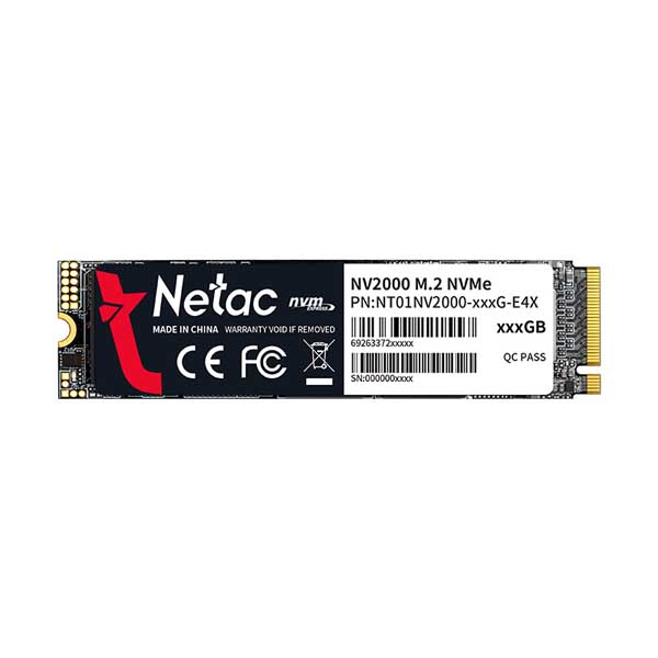 Netac NV2000 256GB PCIe Gen 3×4 1.3 M.2 NVMe SSD Netac NV2000 256GB PCIe Gen 3×4 1.3 M.2 NVMe SSD