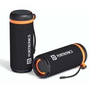 Portronics 15W Breeze 7 Wireless Bluetooth Speaker with Rotational Volume Control (Black)