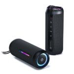 Portronics Breeze 5 25W Portable Wireless Bluetooth Speaker with in Built Mic (Black)