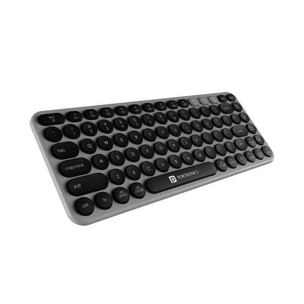 Portronics Bubble 2.0 wireless keyboard (Grey) Portronics Bubble 2.0 wireless keyboard (Grey)