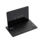 Portronics Bubble Dock Wireless Keyboard with Tablet Holder, Multi-Device Pairing, Rechargeable Battery,Dual Connectivity(2.4 GHz RF & Bluetooth 5.3v) (Black)