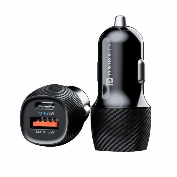 Portronics Car Power 17 Car Charger Portronics Car Power 17 Car Charger