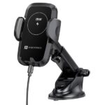 Portronics Charge Clamp 2 Mobile Holder with Wireless Charging