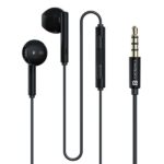 Portronics Conch Theta A 3.5mm Earphone With HD Quality In-Line Mic,14.2mm Driver Wired (Black)
