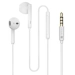 Portronics Conch Theta A 3.5mm Earphone With HD Quality In-Line Mic,14.2mm Driver Wired (White)