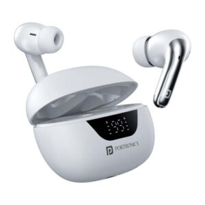 Portronics Harmonics Twins 28 ANC TWS in Ear Earbuds (White)
