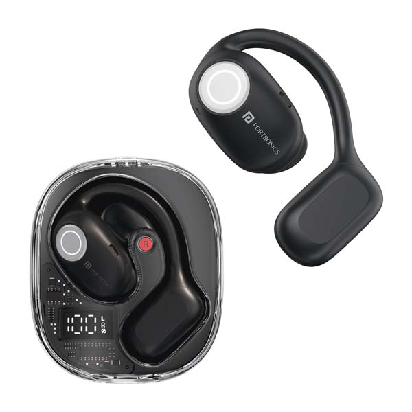 Portronics Harmonics Twins 30 Over Ear OWS Smart Wireless Earbuds (Black) Portronics Harmonics Twins 30 Over Ear OWS Smart Wireless Earbuds (Black)