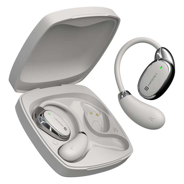 Portronics Harmonics Twins 31 Over Ear OWS Smart Wireless Earbuds (Beige) Portronics Harmonics Twins 31 Over Ear OWS Smart Wireless Earbuds (Beige)
