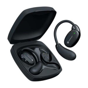 Portronics Harmonics Twins 31 Over Ear OWS Smart Wireless Earbuds (Black)