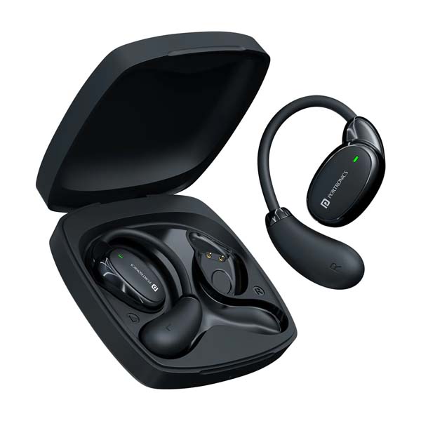 Portronics Harmonics Twins 31 Over Ear OWS Smart Wireless Earbuds (Black) Portronics Harmonics Twins 31 Over Ear OWS Smart Wireless Earbuds (Black)