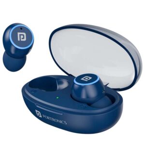 Portronics Harmonics Twins S13 in Ear True Wireless Earbuds with Mic (Blue)