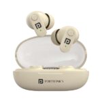 Portronics Harmonics Twins S16 in Ear Wireless TWS Earbuds (Beige)