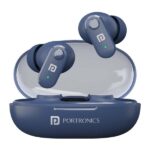 Portronics Harmonics Twins S16 in Ear Wireless TWS Earbuds (Blue)