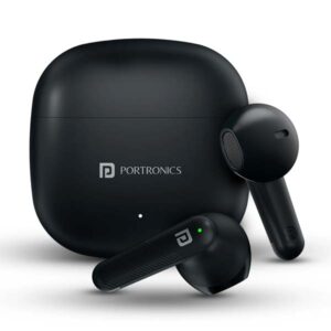 Portronics Harmonics Twins S18 in Ear TWS Earbuds (Black)