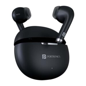 Portronics Harmonics Twins S19 Truly Wireless in Ear Earbuds (Black)