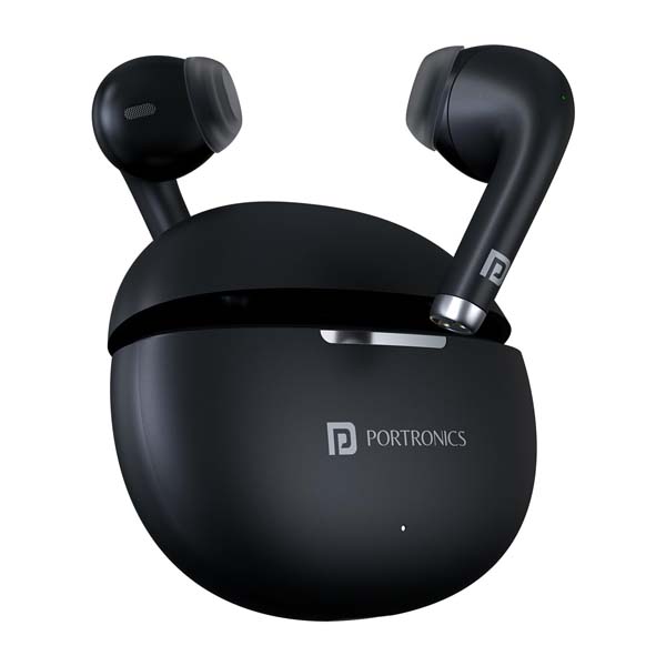Portronics Harmonics Twins S19 Truly Wireless in Ear Earbuds (Black) Portronics Harmonics Twins S19 Truly Wireless in Ear Earbuds (Black)