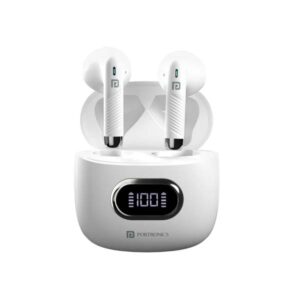 Portronics Harmonics Twins S9 True Wireless in Ear Earbuds (White)