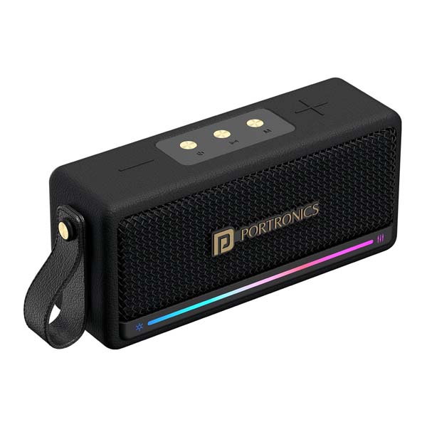 Portronics Harmony Mini 25W HD Premium Portable Bluetooth Speaker with Subwoofer (Black) Portronics Harmony Mini 25W HD Premium Portable Bluetooth Speaker with Subwoofer (Black)