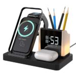 Portronics HexaCharge 6in1 15W Fast Magnetic Wireless Charging for iPhone (Black)