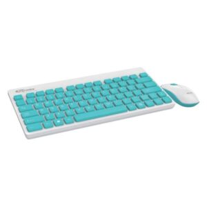 Portronics Key2 Combo Wireless Keyboard and Mouse Set, with 2.4 GHz USB Receiver, Silent Keystrokes, 1200 DPI Optical Tracking, Compact Design, Multimedia Keys for PC, Laptop & USB Supported Devices (White)