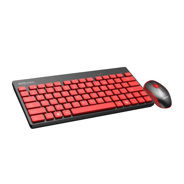 Portronics Key2 Combo Wireless Keyboard and Mouse Set, with 2.4 GHz USB Receiver, Silent Keystrokes, 1200 DPI Optical Tracking, Compact Design, Multimedia Keys for PC, Laptop(Black) Portronics Key2 Combo Wireless Keyboard and Mouse Set, with 2.4 GHz USB Receiver, Silent Keystrokes, 1200 DPI Optical Tracking, Compact Design, Multimedia Keys for PC, Laptop(Black)