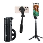 Portronics Lumistick Snap Magnetic Selfie Stick with Quadripod Stand