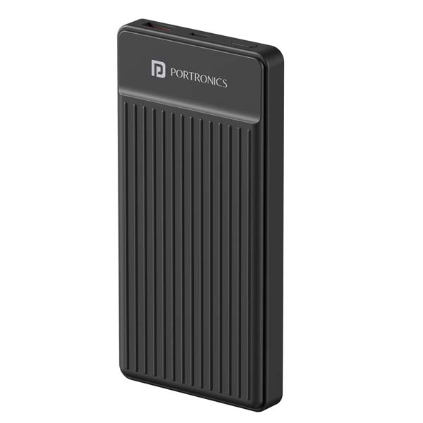 Portronics-Luxcell-B12-10000mAh-Ultra-Slim-Power-Bank-Black-1.jpg Portronics Luxcell B12 10,000mAh Ultra Slim Power Bank (Black) - Image 1
