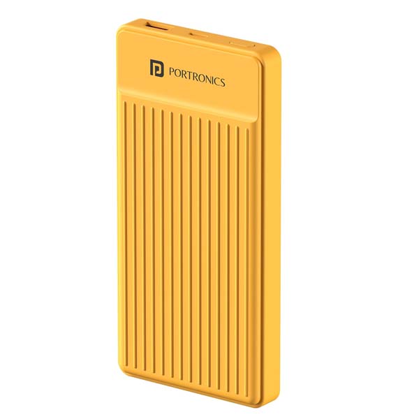 Portronics Luxcell B12 10,000mAh Ultra Slim Power Bank (Yellow) Portronics Luxcell B12 10,000mAh Ultra Slim Power Bank (Yellow)