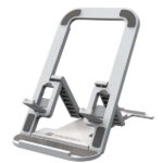 Portronics Modesk 100 Foldable Desktop Tablet & Mobile Holder (Silver)