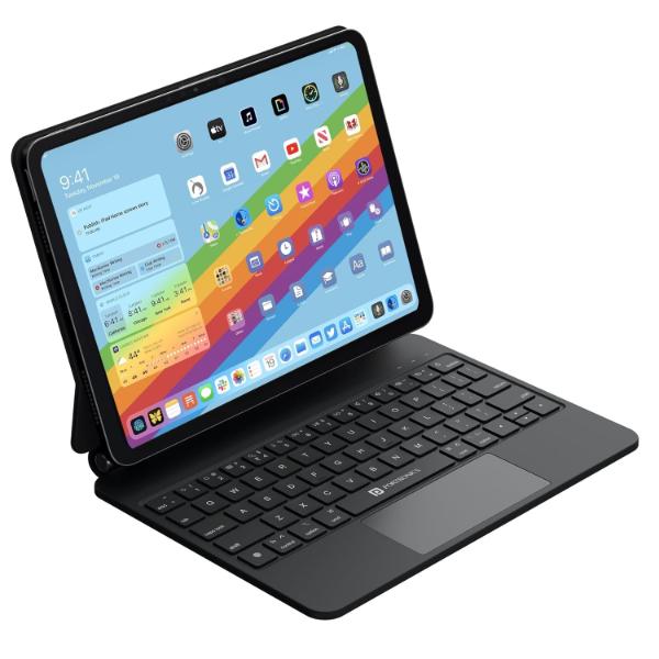 Portronics Padmate Wireless Tablet Keyboard Case only for iPad 10th Gen with Touchpad, Bluetooth Connection, Magnetic Attachment, Multi-Colour Backlighting, iPadOS Shortcuts, Ultra-Slim Design (Black) Portronics Padmate Wireless Tablet Keyboard Case only for iPad 10th Gen with Touchpad, Bluetooth Connection, Magnetic Attachment, Multi-Colour Backlighting, iPadOS Shortcuts, Ultra-Slim Design (Black)