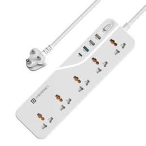 Portronics Power Plate 22 Extension Board (White)