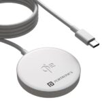 Portronics Quikk 15W Qi2 Certified Fast Charging Wireless Charger (White)