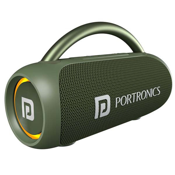 Portronics Radiant 30W Wireless Bluetooth Portable Speaker (Green) Portronics Radiant 30W Wireless Bluetooth Portable Speaker (Green)