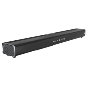 Portronics Sound Slick IV 120W Bluetooth Wireless Soundbar with Inbuilt Woofer, LED Display, 3.5mm Aux in, USB Pen Drive Input, Optical Input Port, Loud & Clear Sound (Black)