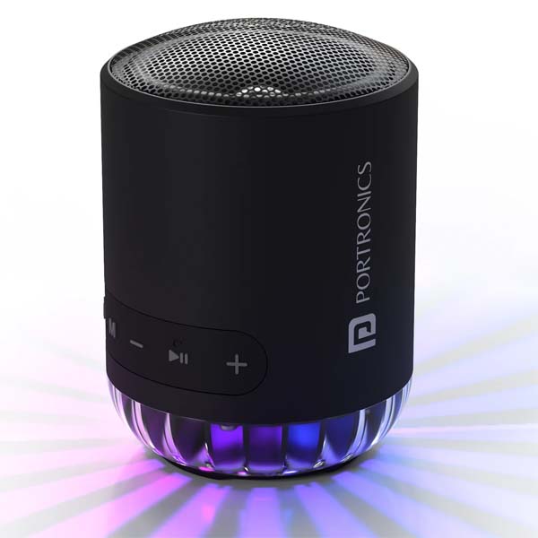 Portronics Soundpot Pro 20W Portable Bluetooth Speaker with in Built Mic (Black) Portronics Soundpot Pro 20W Portable Bluetooth Speaker with in Built Mic (Black)