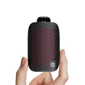 Portronics Talk Five 3W Wearable Bluetooth Speaker with Mic (Black)