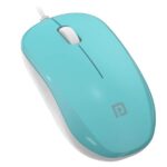 Portronics Toad 102 Wired Mouse with 3 Buttons, Clickable Scroll Wheel, High-Precision 1200 DPI Optical Sensor, 1.5m Long Cable, Ergonomic Ambidextrous Design for PC & Laptop (Blue)