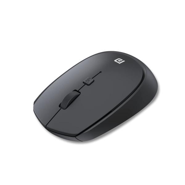 Portronics Toad 23 Wireless Optical Mouse with 2.4GHz, USB Nano Dongle, Optical Orientation, Click Wheel, Adjustable DPI(Black) Portronics Toad 23 Wireless Optical Mouse with 2.4GHz, USB Nano Dongle, Optical Orientation, Click Wheel, Adjustable DPI(Black)