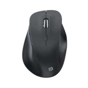 Portronics Toad 24 Wireless Mouse, with 2.4 GHz USB Nano Receiver, Adjustable DPI up to 1600, Dual-Function Scroll Wheel, for Laptop, Mac, PC (Black)