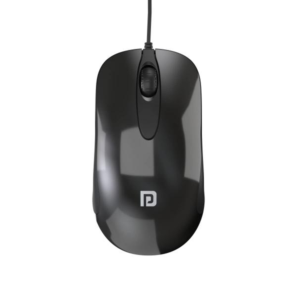 Portronics-Toad-26-1.jpg Portronics Toad 26 Wired Optical Mouse with 1500 DPI, Optical Orientation, Click Wheel, 1.35M Cable Length(Black) - Image 1