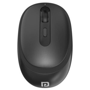 Portronics Toad 27 Wireless Mouse, Silent Buttons, 2.4 GHz with USB Nano Dongle for PC/Mac/Laptop, Auto Power Saving Mode, Adjustable DPI Button(Black)