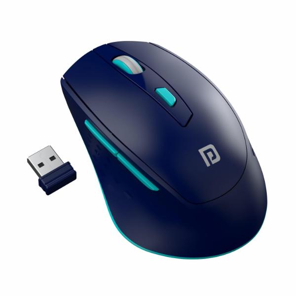 Portronics Toad 32 Wireless Mouse with 6 Buttons, 2.4 GHz Connectivity, 10m Working Range, Ergonomic Design, Adjustable Optical DPI, Auto Power Saving, for Laptop & PC (Blue) Portronics Toad 32 Wireless Mouse with 6 Buttons, 2.4 GHz Connectivity, 10m Working Range, Ergonomic Design, Adjustable Optical DPI, Auto Power Saving, for Laptop & PC (Blue)