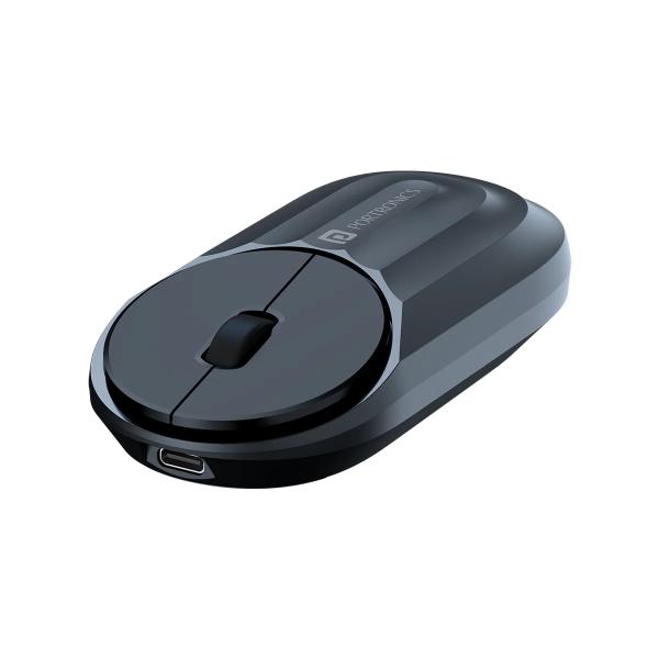 Portronics Toad 6 Bluetooth Wireless Mouse with 2.4 GHz USB Receiver, Multi-Device Pairing, Built in Battery, 1200 DPI Sensor(Black) Portronics Toad 6 Bluetooth Wireless Mouse with 2.4 GHz USB Receiver, Multi-Device Pairing, Built in Battery, 1200 DPI Sensor(Black)