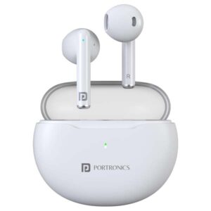 Portronics Twins S20 in Ear TWS Earbuds (White)