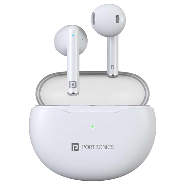 Portronics Twins S20 in Ear TWS Earbuds (White) Portronics Twins S20 in Ear TWS Earbuds (White)