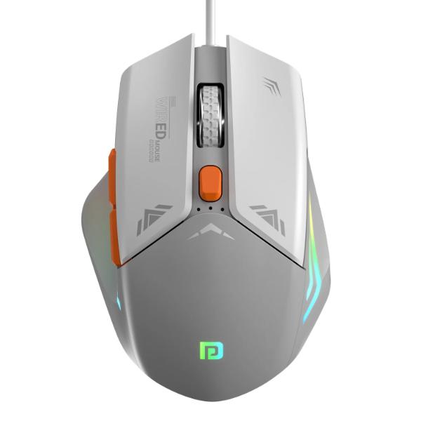 Portronics Vader Wired Gaming Mouse with 6 Buttons, Thumb Support, Adjustable DPI (6400 Max), RGB Light Effects, Ergonomic Design, 1.5 m Long USB Cable for Laptop & PC (Grey) Portronics Vader Wired Gaming Mouse with 6 Buttons, Thumb Support, Adjustable DPI (6400 Max), RGB Light Effects, Ergonomic Design, 1.5 m Long USB Cable for Laptop & PC (Grey)