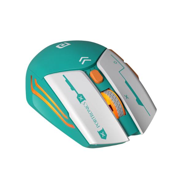 Portronics Vader Max Wireless Rechargeable Mouse, Bluetooth 5.3 & 2.4 GHz Dual Mode, 6-Button Control, Adjustable DPI Up to 2400, Ergonomic, Universal Compatibility for Laptop, Desktop, Gaming(Green) Portronics Vader Max Wireless Rechargeable Mouse, Bluetooth 5.3 & 2.4 GHz Dual Mode, 6-Button Control, Adjustable DPI Up to 2400, Ergonomic, Universal Compatibility for Laptop, Desktop, Gaming(Green)