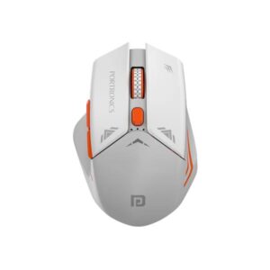 Portronics Vader Pro Wireless Gaming Mouse with 2.4 GHz Receiver, 6 Buttons, Thumb Support, High-Precision Tracking, Ergonomic Comfort, Adjustable Optical DPI for Laptop, PC, Mac(Stone Grey)