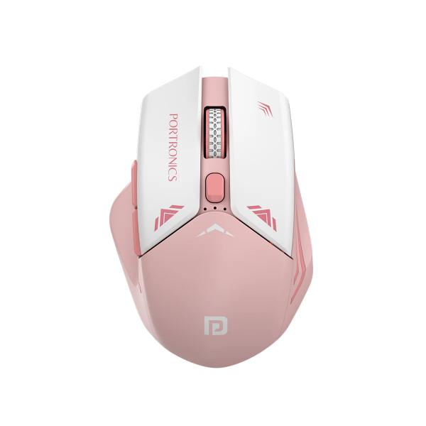 Portronics Vader Pro Wireless Gaming Mouse with 2.4 GHz Receiver, 6 Buttons, Thumb Support, High-Precision Tracking, Ergonomic Comfort, Adjustable Optical DPI for Laptop, PC, Mac(Pink) Portronics Vader Pro Wireless Gaming Mouse with 2.4 GHz Receiver, 6 Buttons, Thumb Support, High-Precision Tracking, Ergonomic Comfort, Adjustable Optical DPI for Laptop, PC, Mac(Pink)